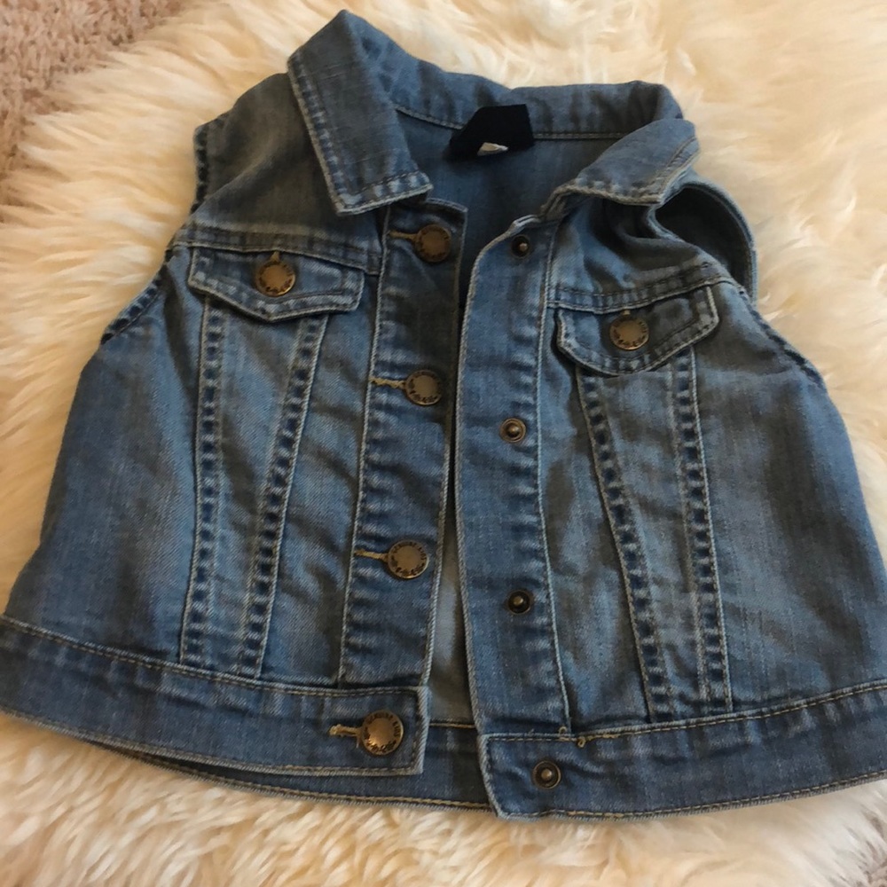 Girl’s Denim Vest